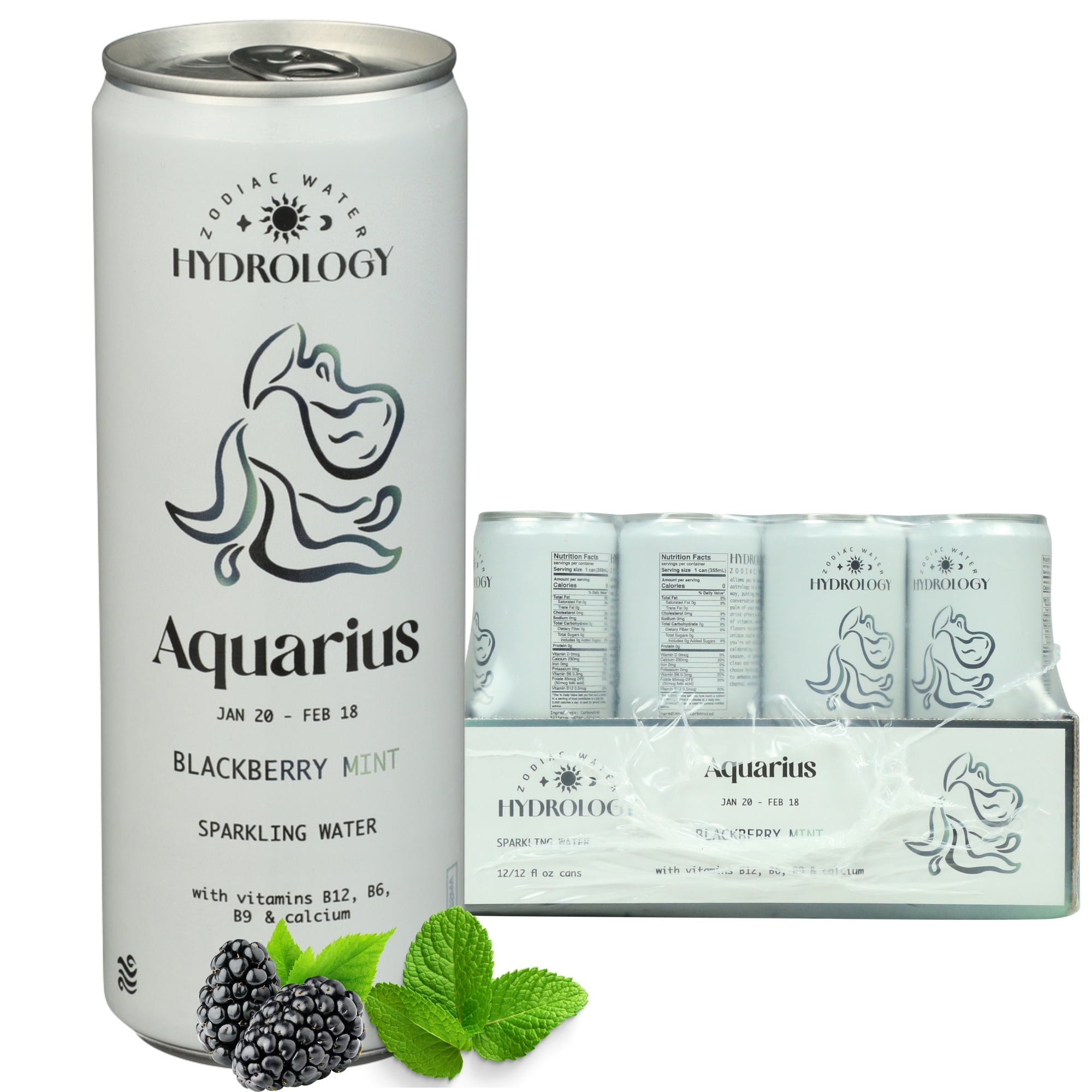 Aquarius - Blackberry Mint – Hydrology Zodiac Water