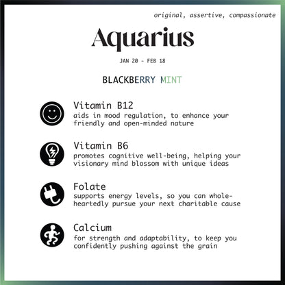 Aquarius - Blackberry Mint