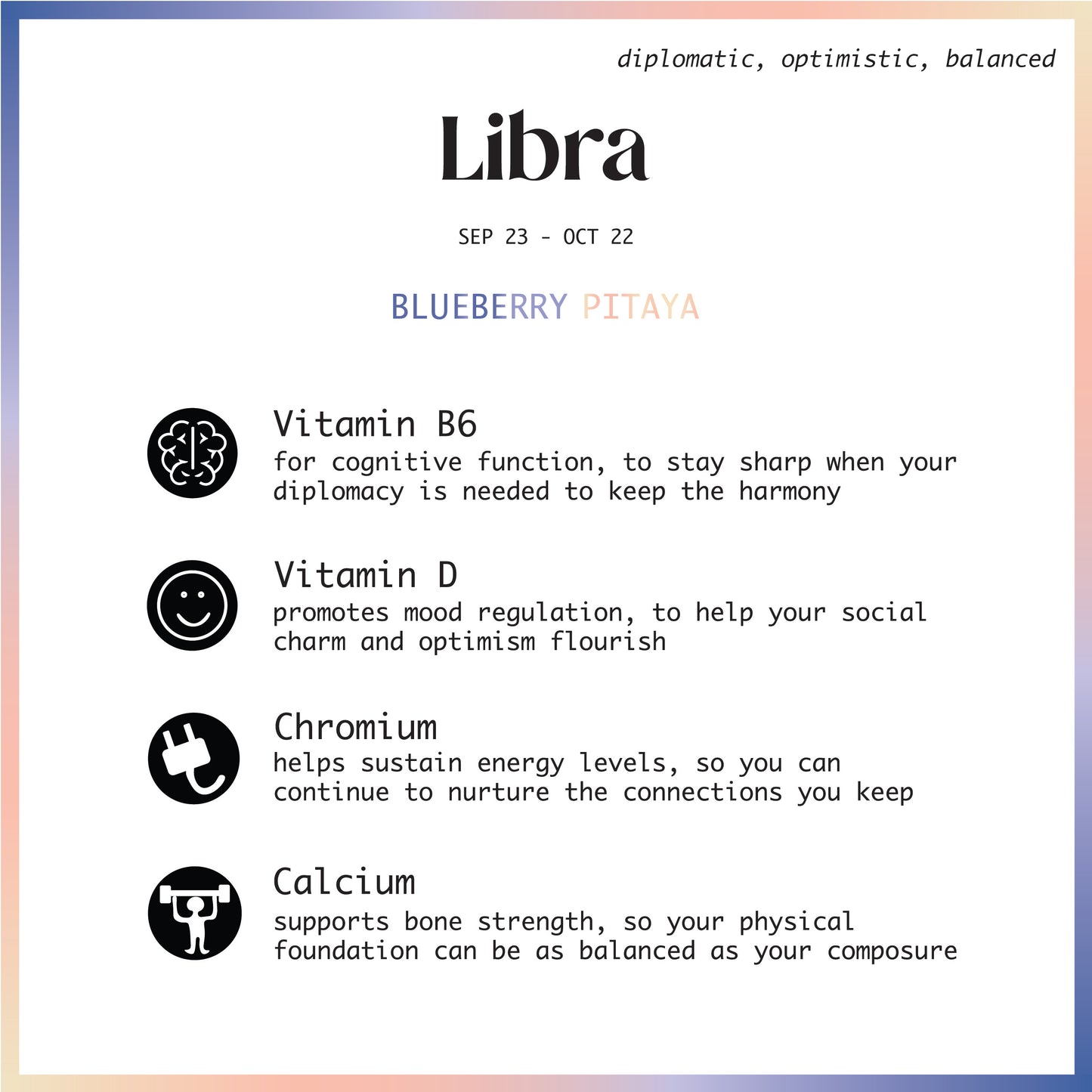 Libra - Blueberry Pitaya