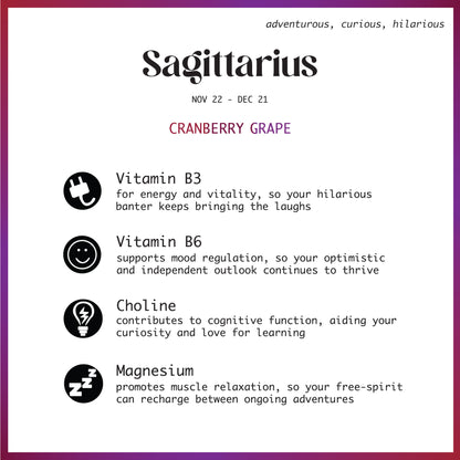 Sagittarius - Cranberry Grape