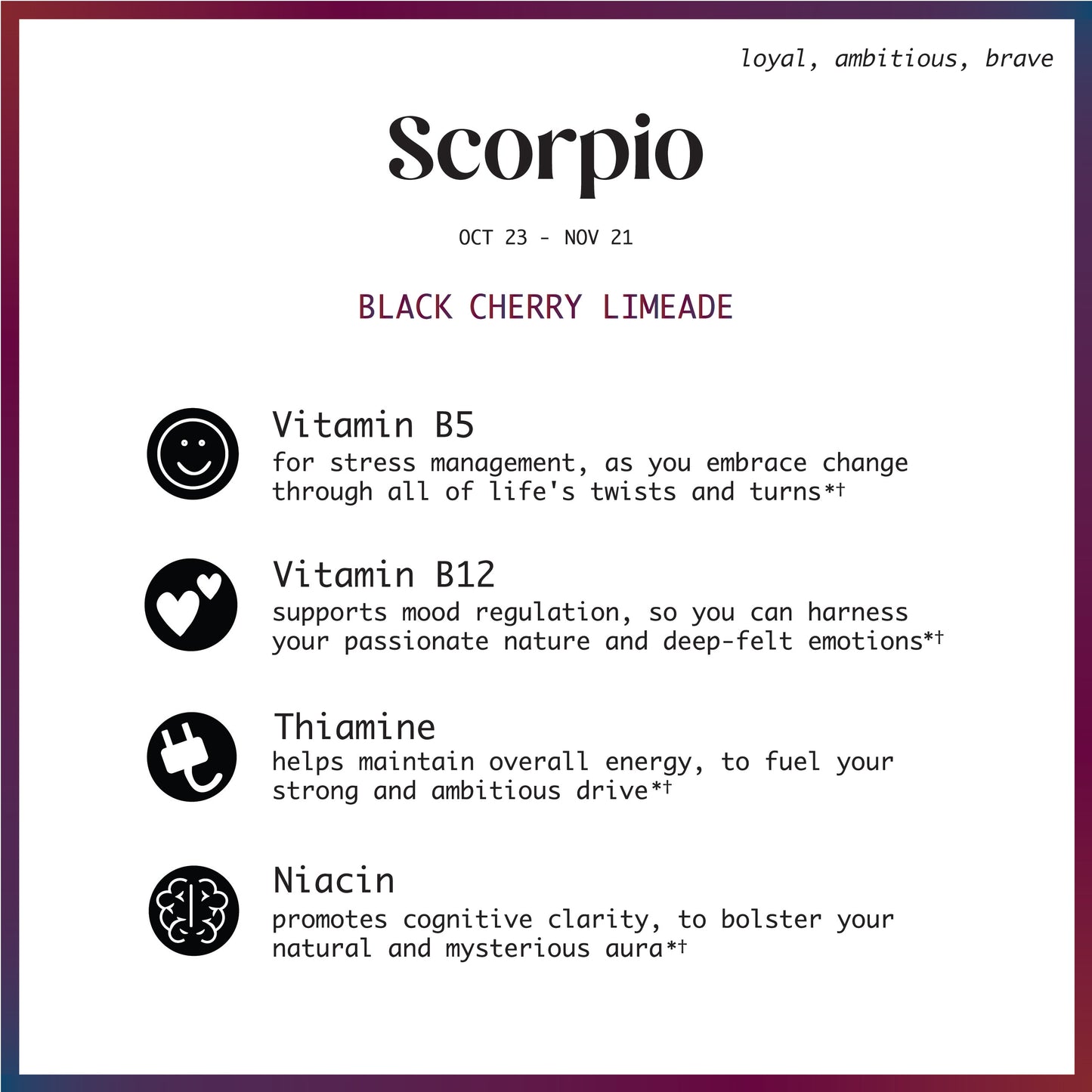 Scorpio - Black Cherry Limeade