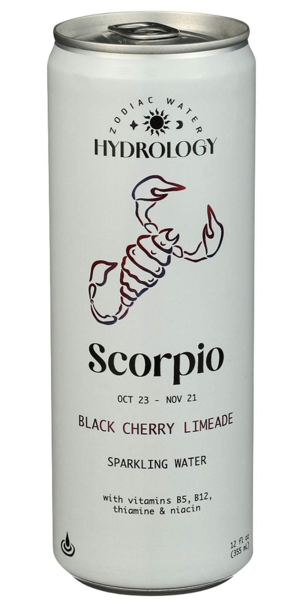 Scorpio - Black Cherry Limeade – Hydrology Zodiac Water