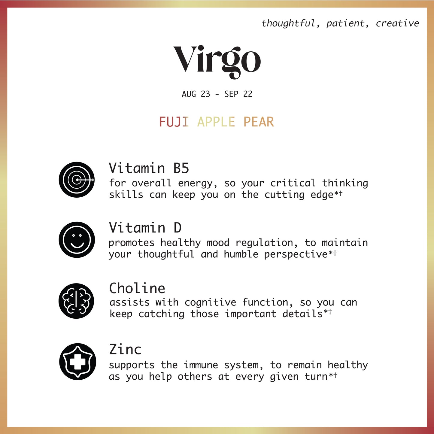 Virgo - Fuji Apple Pear