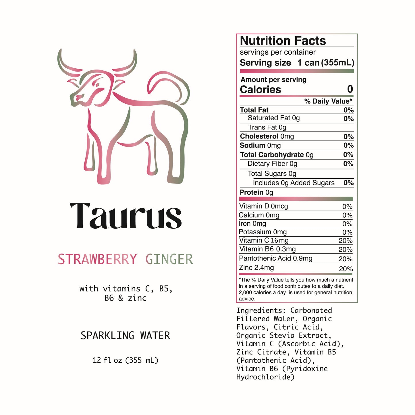 Taurus - Strawberry Ginger