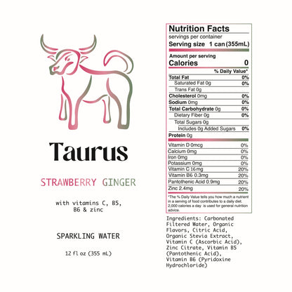 Taurus - Strawberry Ginger